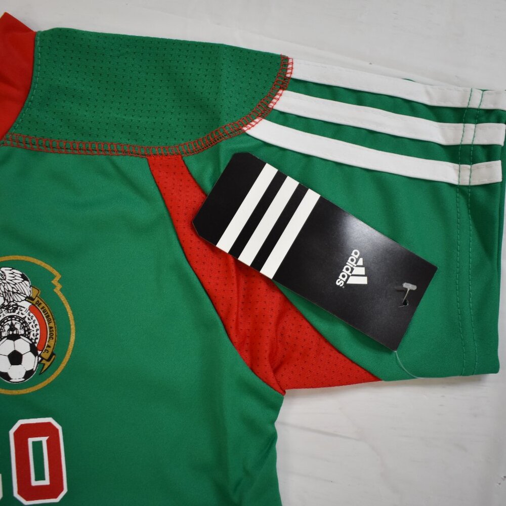adidas Little Kids Mexico El Tri Selección Futbol Soccer Jersey New M (5-6) - Picture 7 of 11